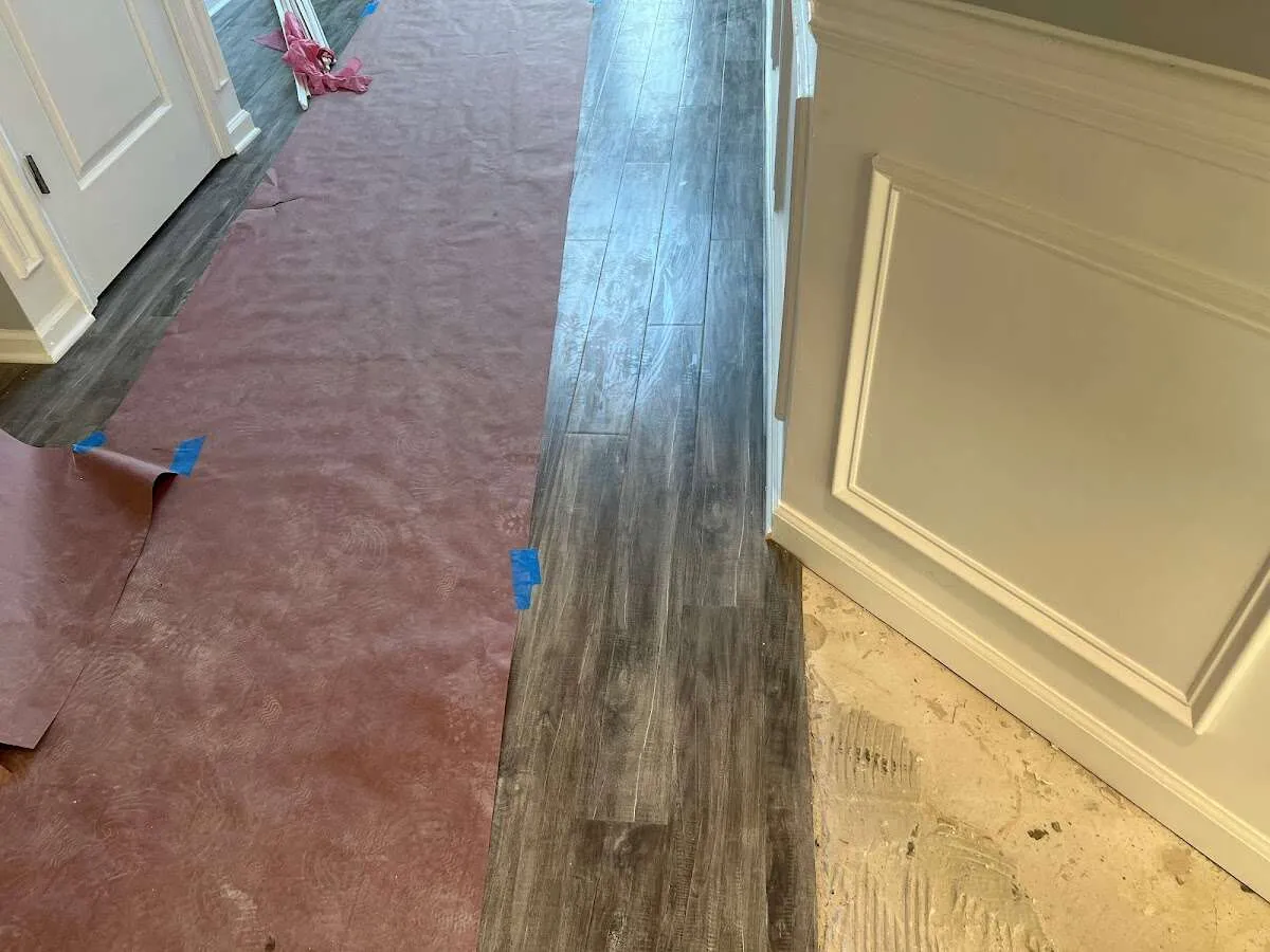 Completed marble shower restoration in Woodhaven